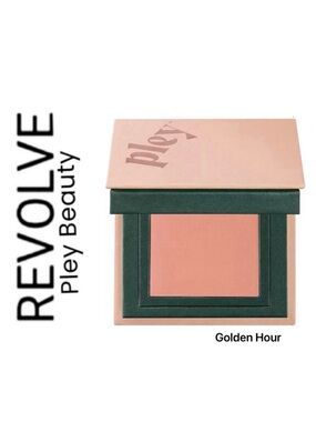NWT Revolve x Pley Beauty One Stop Pop Powder Blush Golden Hour